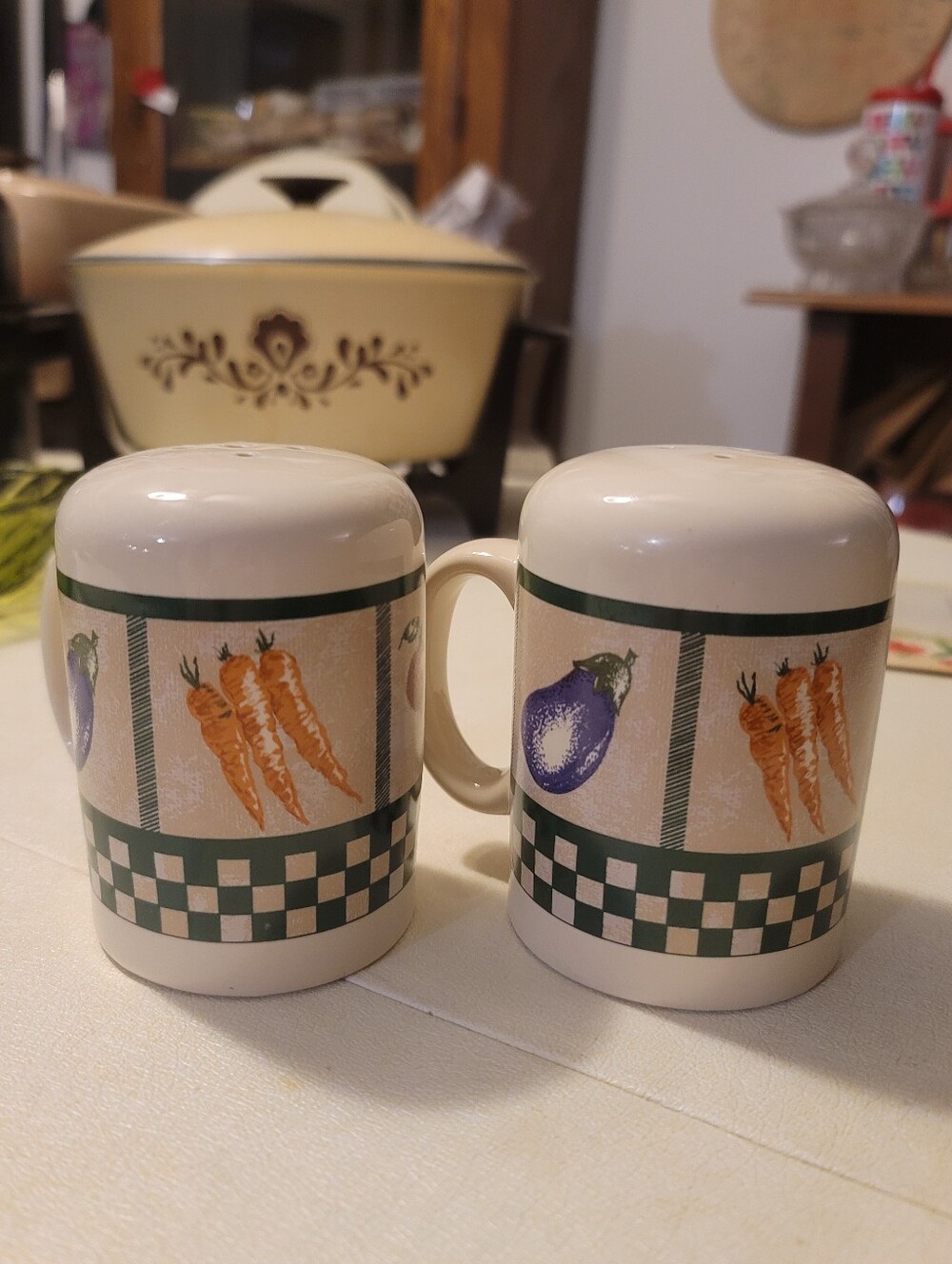 VTG Himark Vegetable Salt & Pepper Shakers Taiwan